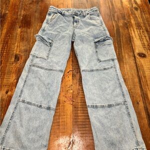 Art Class Light Blue Flare & Wide Leg Jeans